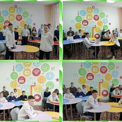 Презентация комнаты детских инициатив с зоной коворкинга